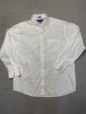 Tommy Hilfiger White Button-Down Dress Shirt